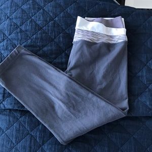 Gray lululemon workout pants